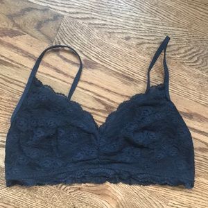 Navy Blue Lace Bralette